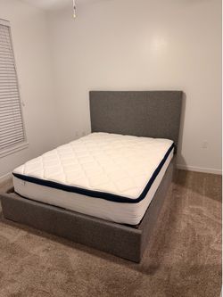 Bed frame and mattress