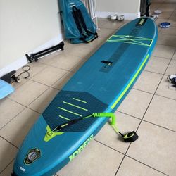Used Jobe Aero Yarra SUP Board 10.6 Package Turquoise - Stand up paddle board (set of 2)