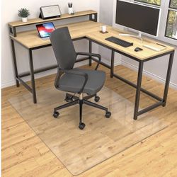 Clear Office Chair Mat for Hard Wood Floors