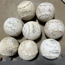 8- 12” Debeer Softballs