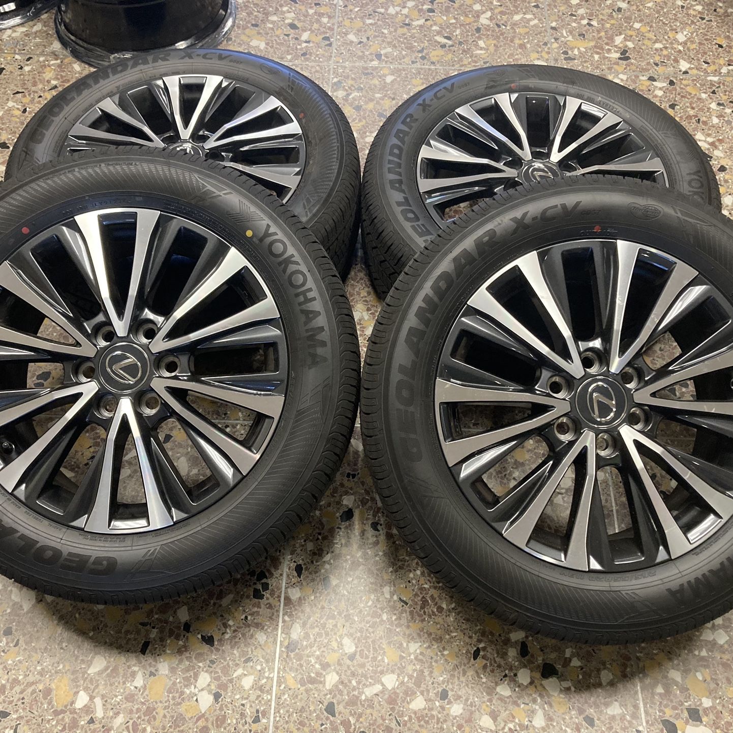OEM 2022-24 Lexus LX600 20” Factory Wheels W/ Yokohama Tires for