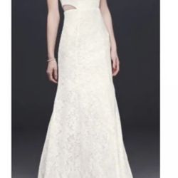 Beautiful Lace Wedding Dress…NEW! Can Be Used As A Prom Dress