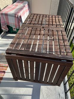 IKEA ÄPPLARÖ drop leaf out door table