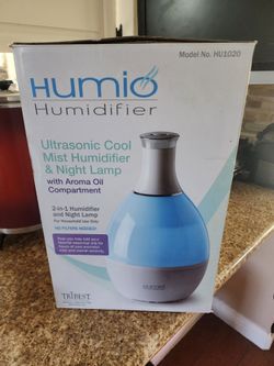 Ultrasonic Cool Mist Humidifier & Night Lamp