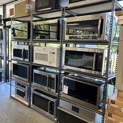 New Cafe,KitchenAid,LG, GE, etc..microwave