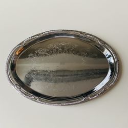 Antique metal tray. Edible Arrangements. 15” x 10.5". New. Never used.