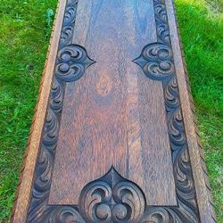 Carved Coffee And End Table