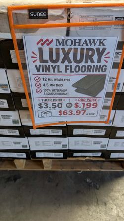 Mohawk Luxury Vinyl Plank Flooring - $1.99 per Sq. Ft.
