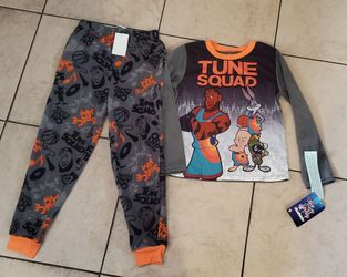 New Space Jam Pajamas. Size 8