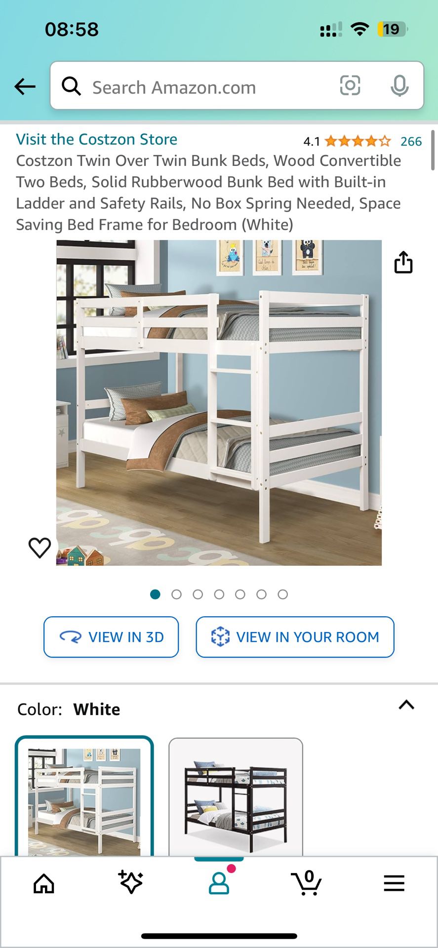 Bunk Bed - Twin Over Twin - Not Used 