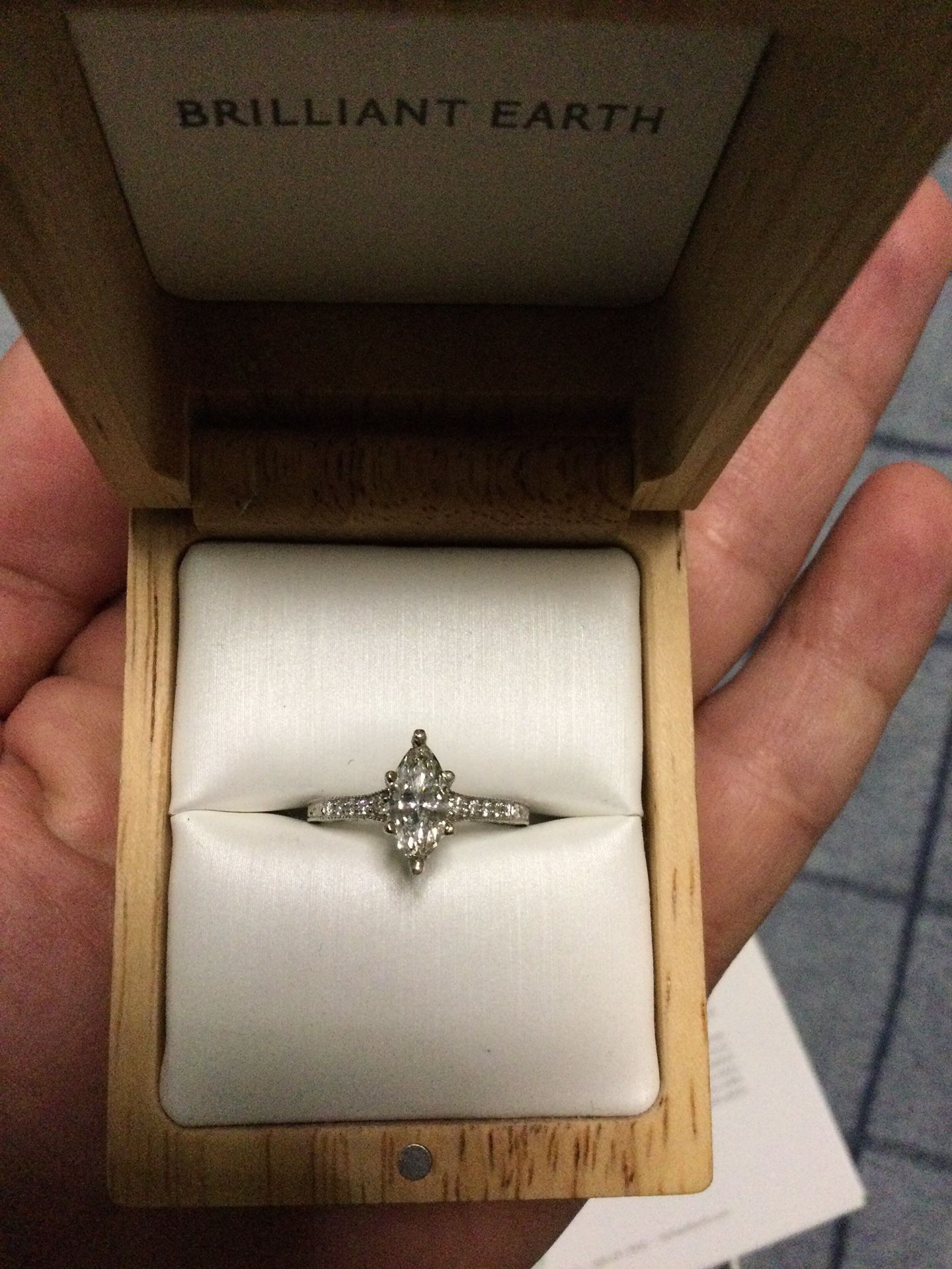 Anillo De Compromiso De Tamaño 6