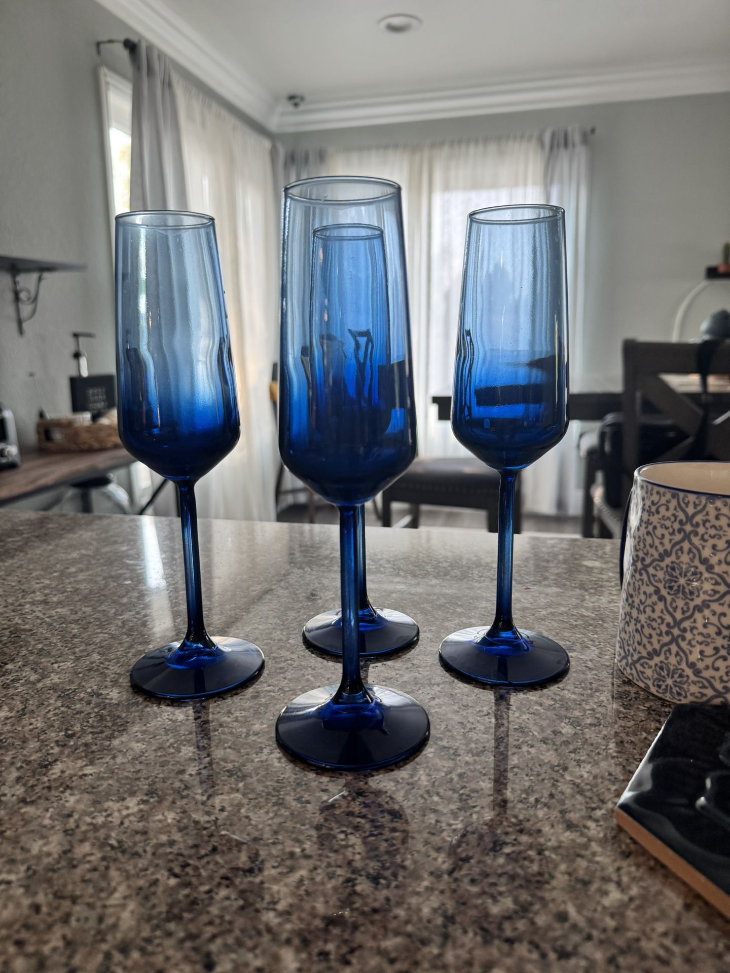 Blue Glass Drink wear 