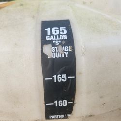 165 Gallon Water Poly Tank
