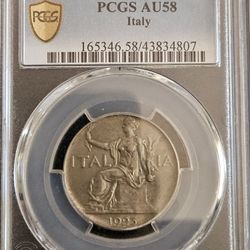 1923 Italian  Coinage 