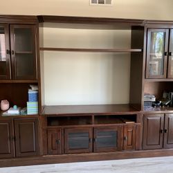 TV entertainment Center- wood