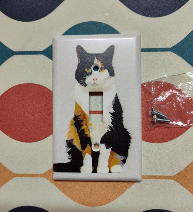 Pretty Cat Light Switch Cover Plate