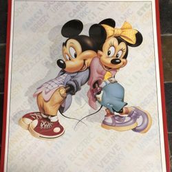 Mickey   And Minne Poster