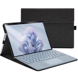 Omnpak Microsoft Surface Pro 11/10/9 Case, Lightweight Protective, Multiple Angle, Stylus Holder, Designed for Surface 11th Edition AI 2024/Pro 9 5G 1