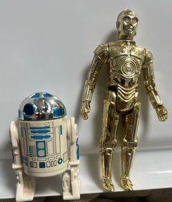 Star Wars vintage figures R2-D2 & C3P0