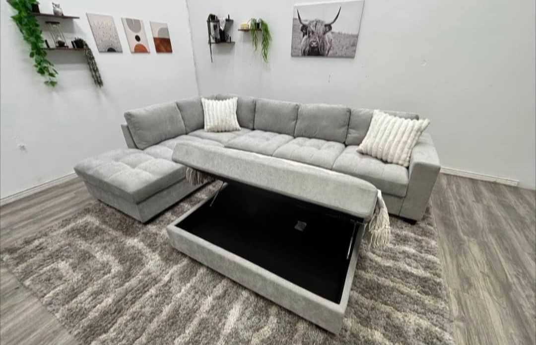 Sectional ottoman,Seats 5β6 people comfortably