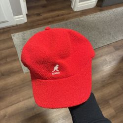 Supreme Red Kangol Bermuda Space cap Sz Large 