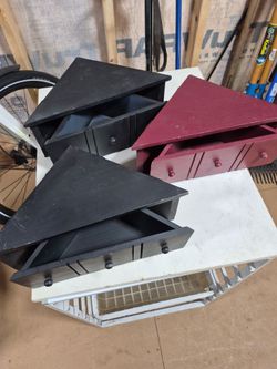 Corner Shelves/ drawers