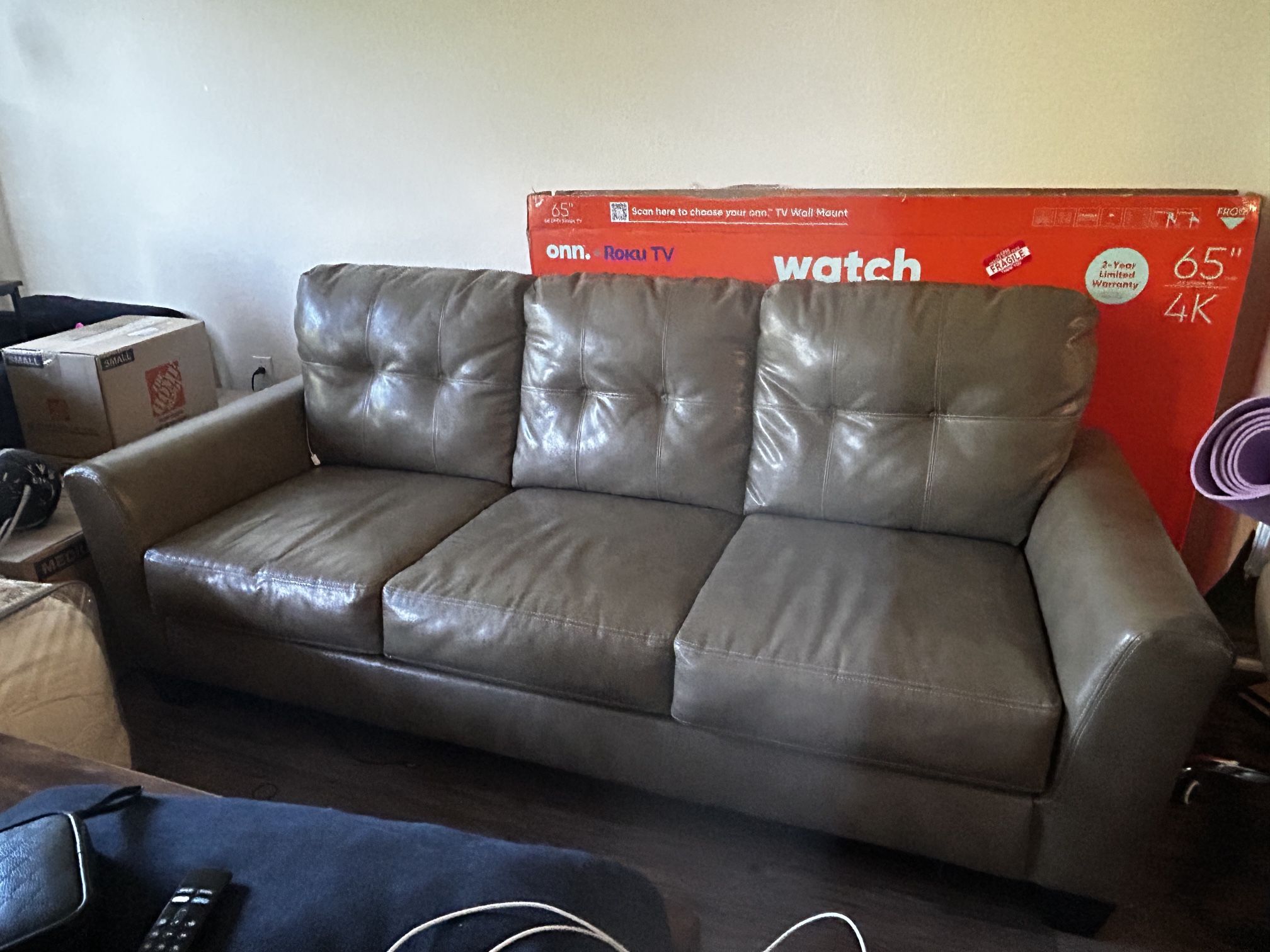 Leather Couch