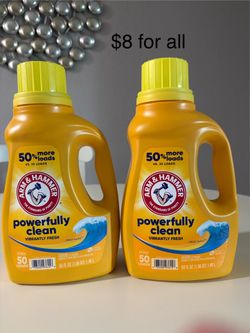 Arm & Hammer Liquid Laundry Detergent – 2 Bottles