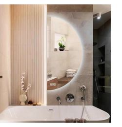 Pengfei Half Moon LED Bathroom Mirror
