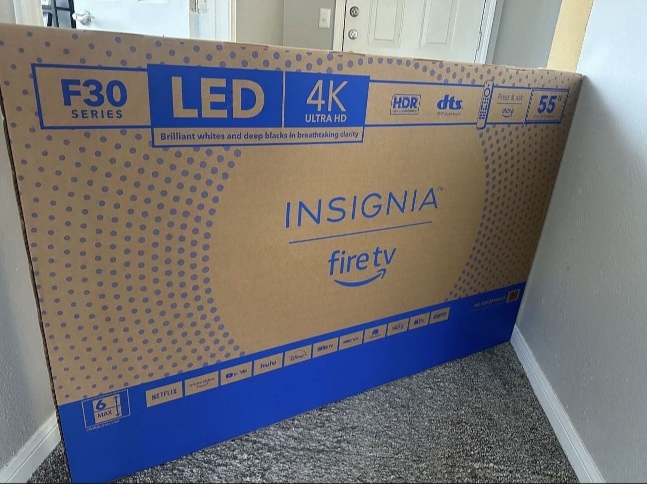 Brand New 55 Inch Insignia Fire Smart TV