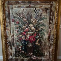 Huge oil painting 56 inch long, 44 inch wide