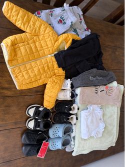 Lot of baby boy clothes/shoes/blankets