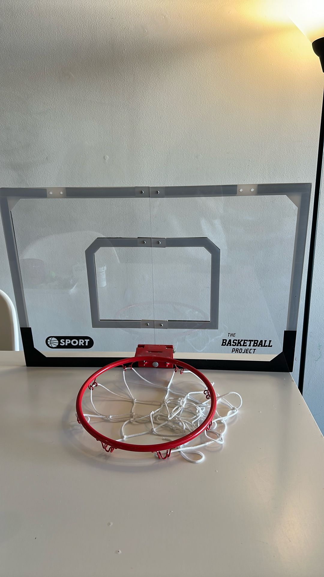 Kids/Indoor Outdoor Basketball Hoop W/ Pump.