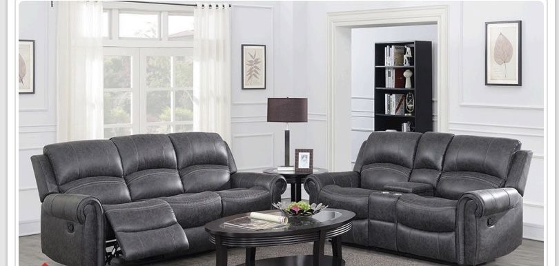 🔥Sofa and Loveseat With Four Recliners Hot Deals