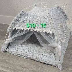 Cat Bed Plush Tent
