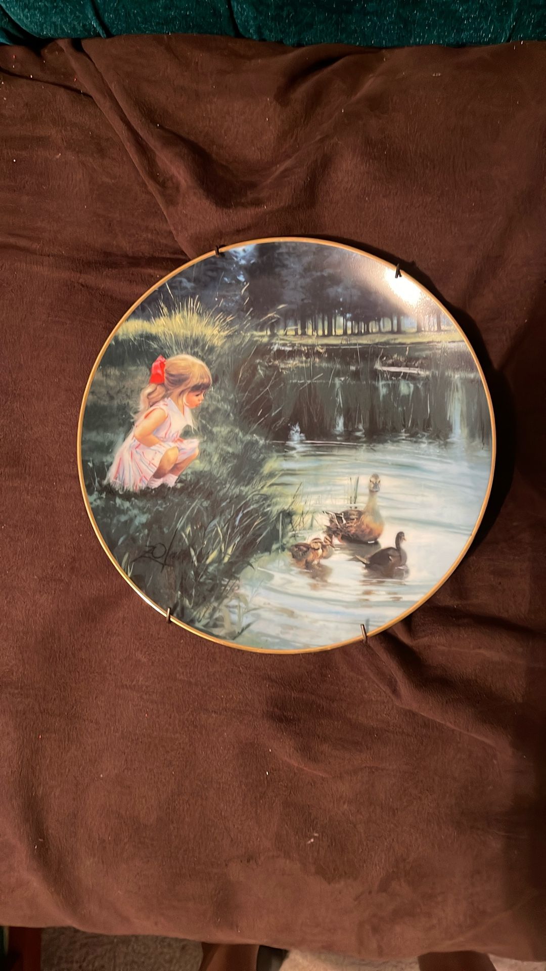 “Morning Discovery” The World Of Zolan Plate
