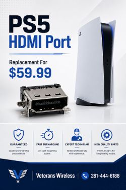PS5 HDMI Port on Special