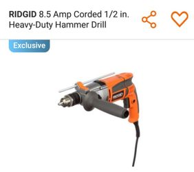 RIDGID 8.5 Amp Corded 1/2 in. Heavy-Duty Hammer Drill