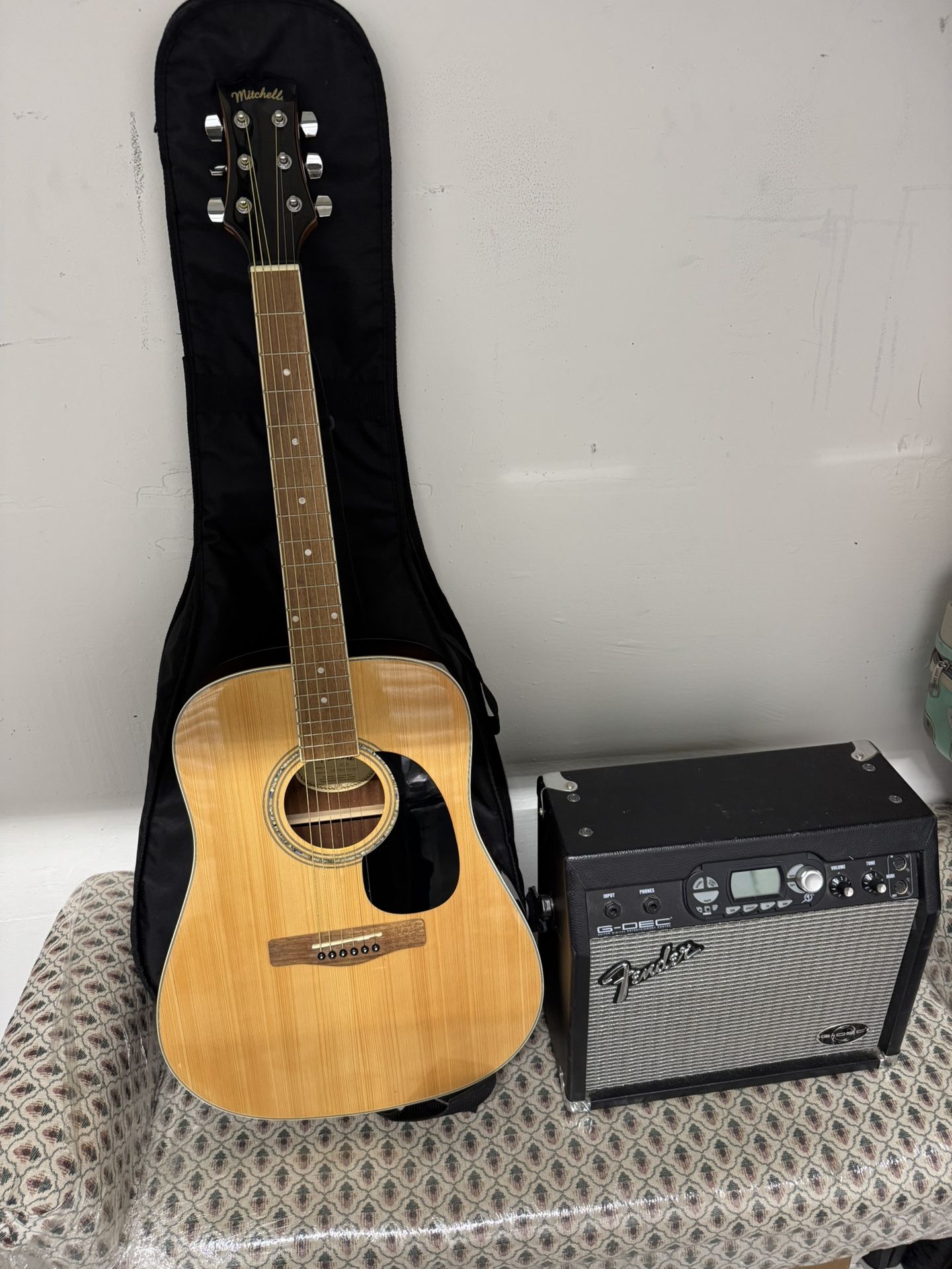 Guitar and amp