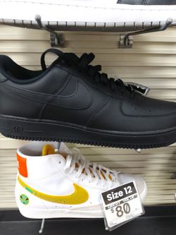 Men's Air Force 1s Black 