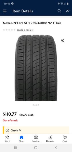 18" rims with new tires