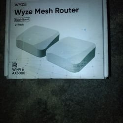 Wyze Mesh Router Dual Band 2 Pack