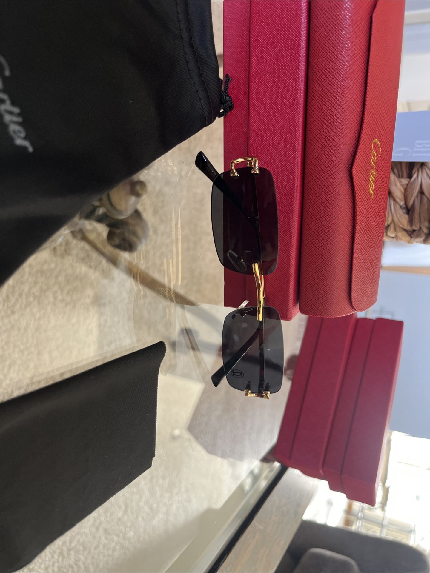 Black Cartier Shades