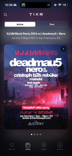 Deadmau5 Ticket
