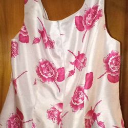 Ashley Stewart pink flower top