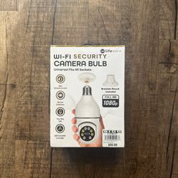 Wi-Fi Security Camera Bulb