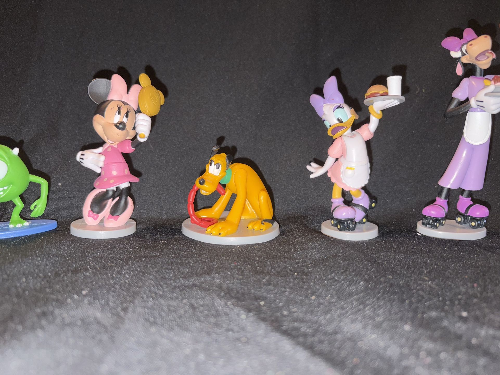 Disney PVC Fogurime Cake Toppers- Minnie, Daphne, Clarabelle Cow, Pluto, Mike L- LOTL