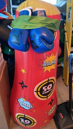 Kids Boxing Bag W/ Gloves