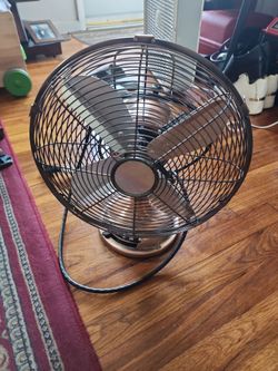 Table fan bronze
