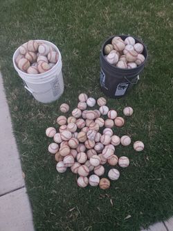 Used Leather Baseballs